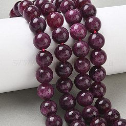 Dyed Natural Malaysia Jade Beads Strands&nbsp;G-G021-01D-06