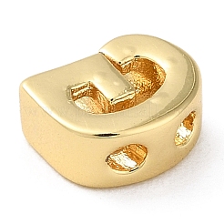 Rack Plating Brass Slide Charms&nbsp;KK-M254-15G-G