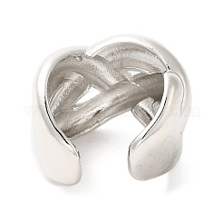 Brass Open Cuff Rings&nbsp;RJEW-P098-17P