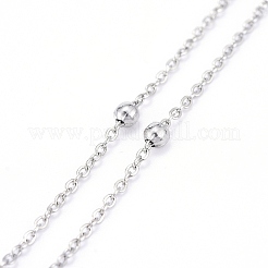 3Pcs 304 Stainless Steel Satellite Chains Eyeglasses Chains&nbsp;AJEW-DJ0003-46