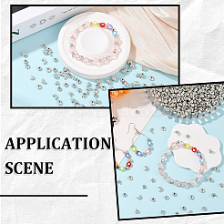 1200Pcs 6 Styles CCB Plastic Spacer Beads&nbsp;CCB-PA0001-09P