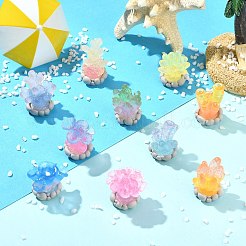 Luminous Resin Coral Shape Display Decorations&nbsp;DJEW-CJZ0001-010