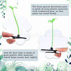Bean Sprout Plastic Alligator Hair Clips&nbsp;PHAR-CP0001-20