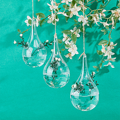Glass Hanging Hydroponic Vases&nbsp;AJEW-WH0752-086A