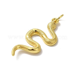 Brass Micro Pave Cubic Zirconia Pendants&nbsp;KK-H487-15G