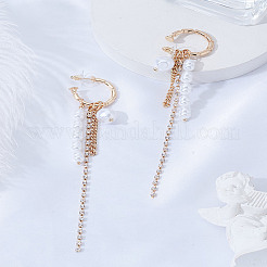 1Pair Alloy Rhinestone Stud Earrings&nbsp;EJEW-LP0012-02G