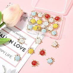 24Pcs Alloy Enamel Charms&nbsp;ENAM-FS0003-75