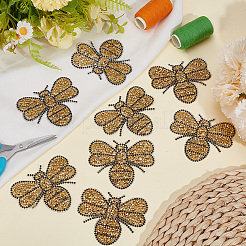 8Pcs Rhinestones Sew on/Iron on Patches&nbsp;DIY-GF0014-05