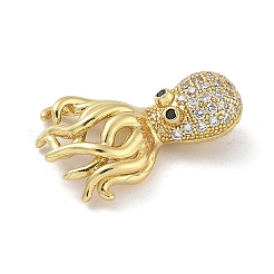 Rack Plating Brass Micro Pave Cubic Zirconia Pendants&nbsp;KK-G515-44A-G