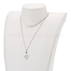 201 Stainless Steel Pendant Necklaces&nbsp;NJEW-JN03341-02