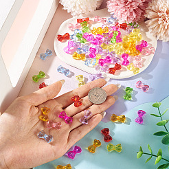 150Pcs Transparent Acrylic Beads&nbsp;TACR-TA0001-79
