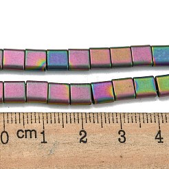 Electroplated Non-magnetic Synthetic Hematite Beads Strands&nbsp;G-C106-A01-12