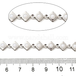 304 Stainless Steel Rhombus Link Chains&nbsp;CHS-C016-31P