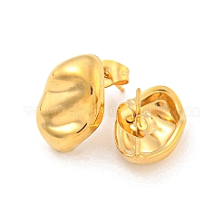 Oval 304 Stainless Steel Ear Studs&nbsp;EJEW-L290-016G