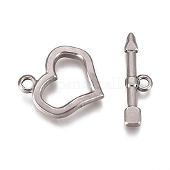 Non-Tarnish 304 Stainless Steel Toggle Clasps&nbsp;STAS-L247-002P
