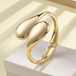 Alloy Hinged Bangles for Women&nbsp;BJEW-D312-04G