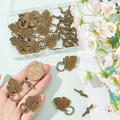 30Pcs  Alloy Toggle Clasps&nbsp;FIND-SP0001-56AB