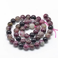 Natural Tourmaline Beads Strands&nbsp;G-R446-4mm-02