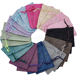 Burlap Packing Pouches Drawstring Bags&nbsp;ABAG-BC0001-15