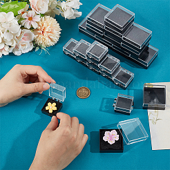 32Pcs 2 Styles Plastic Presentation Boxes for Badge Storage & Display&nbsp;AJEW-OC0014-50