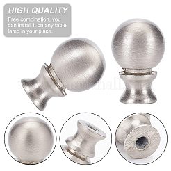 Zinc Alloy Ball Lamp Finials for Lamps Top Knob&nbsp;FIND-WH0048-52