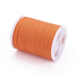 Round Waxed Polyester Cord&nbsp;YC-G006-01-1.0mm-07