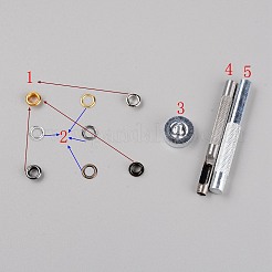 Brass Eyelets Ring&nbsp;DIY-SZC00001-25