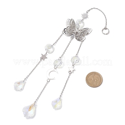 Butterfly Brass Hanging Suncatchers&nbsp;HJEW-JM04249