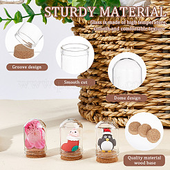 Glass Dome Cloche Cover&nbsp;AJEW-CP0005-62A