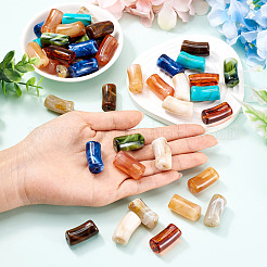 45Pcs 9 Colors Acrylic Imitation Gemstone Beads&nbsp;MACR-TA0002-93