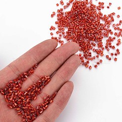 8/0 Glass Bugle Beads&nbsp;SEED-S032-07A-25