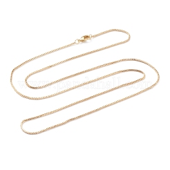 Brass Box Chain Necklace Making&nbsp;KK-A149-16G