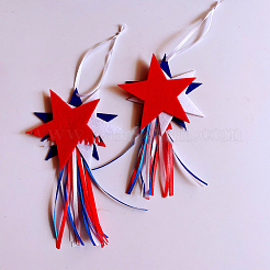 Non Woven Fabric Tassel Pendants&nbsp;GUQI-PW0001-290