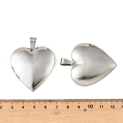 316 Stainless Steel Locket Pendants&nbsp;STAS-K321-12C-P