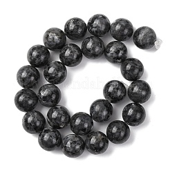 Natural Larvikite Beads Strands&nbsp;G-A310-A03-16mm