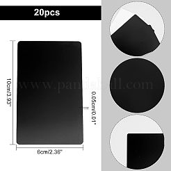 20Pcs Aluminium Blank Plate&nbsp;DIY-NB0006-78