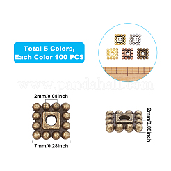 Tibetan Style Alloy Spacer Beads&nbsp;TIBEB-FH0001-29-NR
