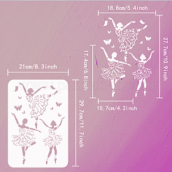 Plastic Drawing Painting Stencils Templates&nbsp;DIY-WH0396-0117