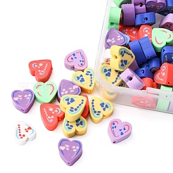 65Pcs Handmade Polymer Clay Beads&nbsp;CLAY-YW0001-68