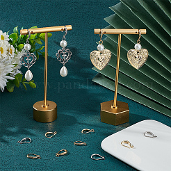 20Pcs 2 Colors Brass Earring Hooks&nbsp;KK-BBC0011-22