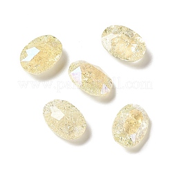 Crackle Moonlight Style K9 Glass Rhinestone Cabochons&nbsp;RGLA-J020-C-IO