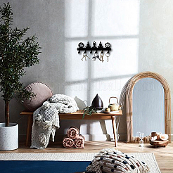 Iron Wall Mounted Hook Hangers&nbsp;AJEW-WH0156-100