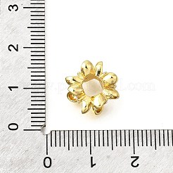 Brass Micro Pave Clear Cubic Zirconia European Beads&nbsp;KK-V008-15G