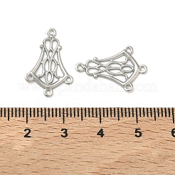 Tarnish Resistant 304 Stainless Steel Hollow Flower Chandelier Component Links&nbsp;STAS-R083-25