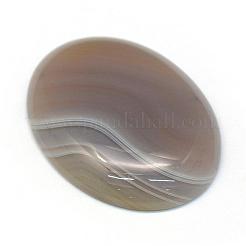 Oval Dyed Natural Striped Agate/Banded Agate Cabochons&nbsp;G-R349-30x40-12