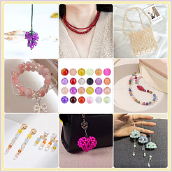 1200Pcs 24 Styles Glass Beads&nbsp;GLAD-PH0001-08