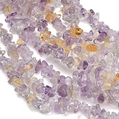 Natural Ametrine Beads Strands&nbsp;GG-CBAE051-A01-02