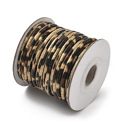Leopard Printed Round Imitation Leather Cords&nbsp;LC-S020-01C
