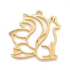 Alloy Open Back Bezel Pendants&nbsp;X-PALLOY-F280-03G