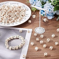 Wood Beads&nbsp;WOOD-WH0027-27